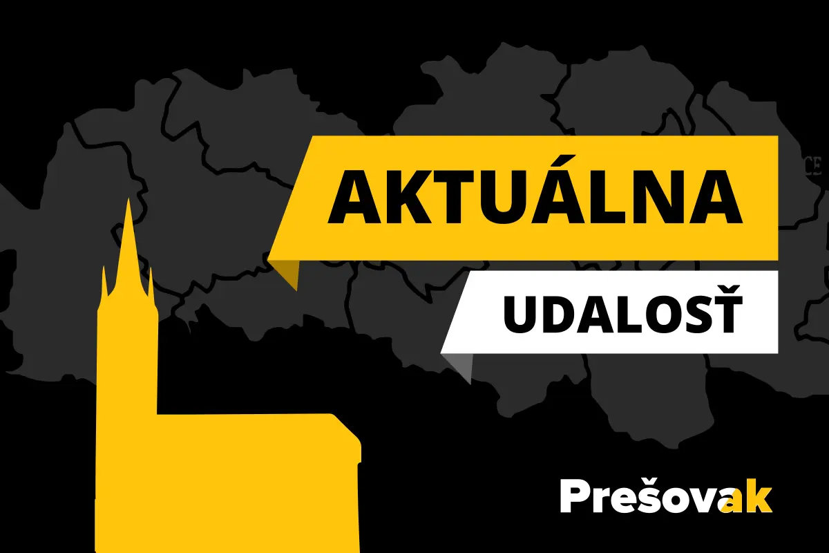 V Prešove - Nižnej Šebastovej došlo k dopravnej nehode, premávka sa spomaľuje