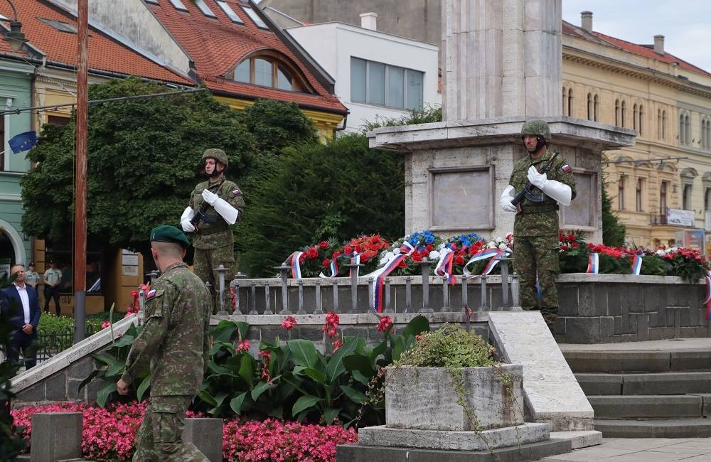 FOTO: V Prešove si pripomenuli blížiace sa výročie Slovenského národného povstania