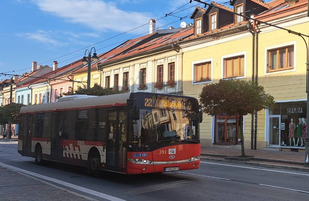 Foto: Dopravný podnik v Prešove od októbra zavedie zľavy pre seniorov, ročný lístok si môžu kúpiť za jedno euro