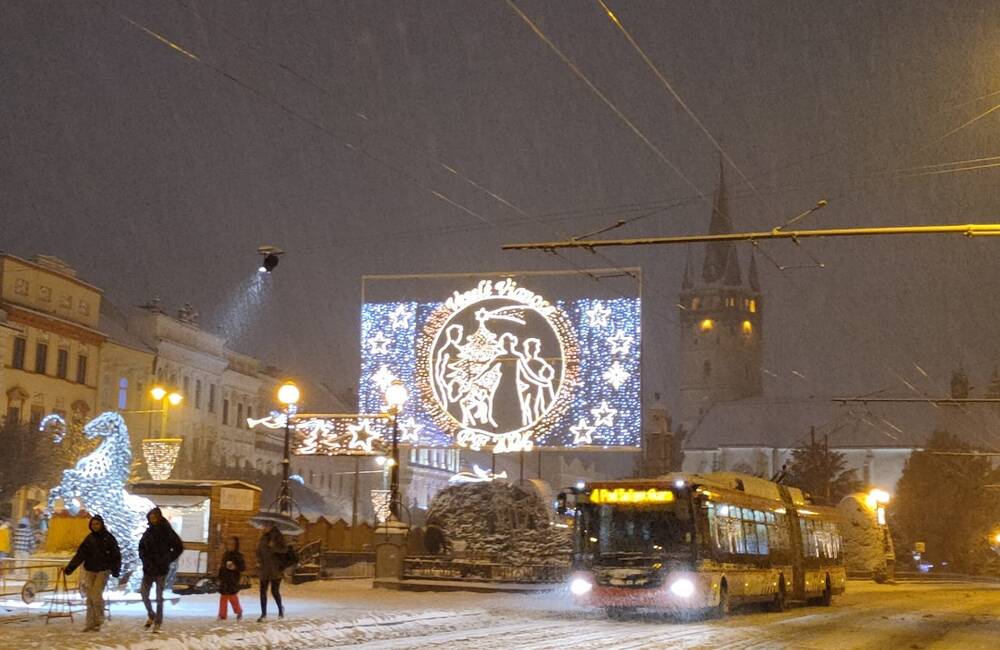 Foto: Počas prešovského podujatia Mikulášsky darček budú presmerované autobusové linky z centra mesta