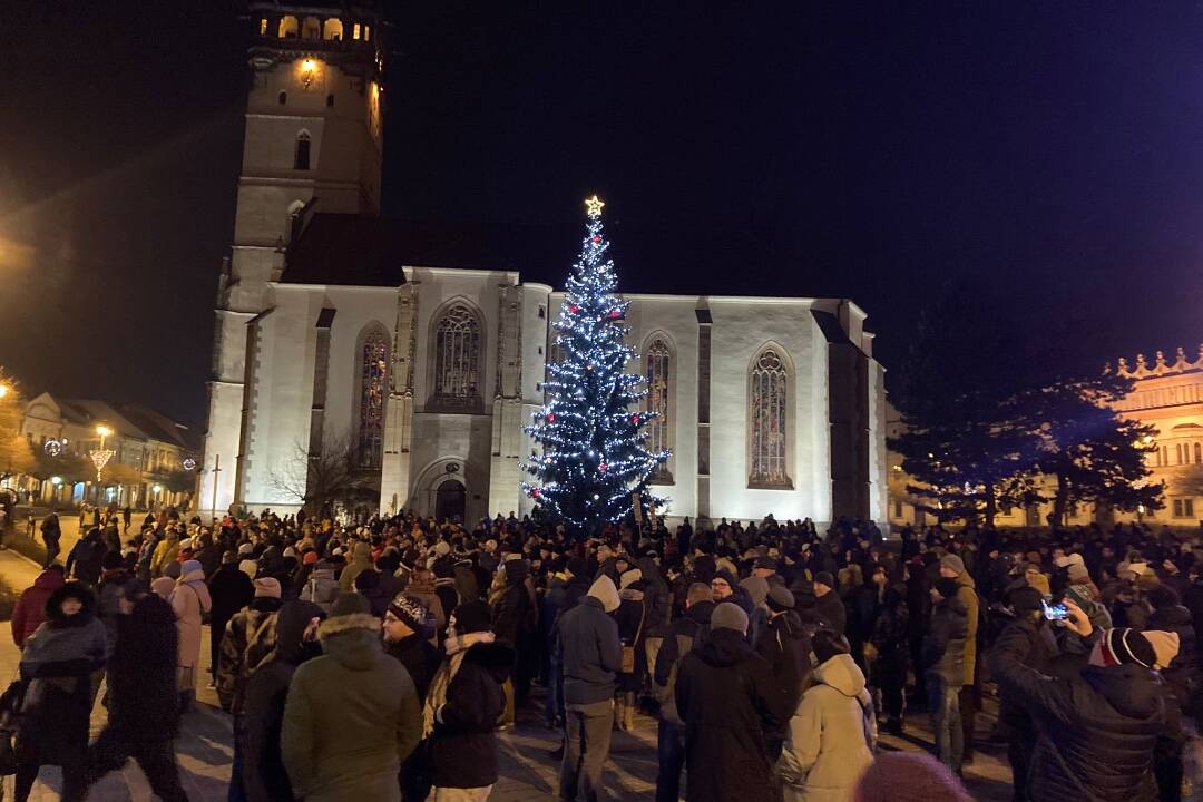 FOTO: Takto protestovali Prešovčania na Hlavnej ulici