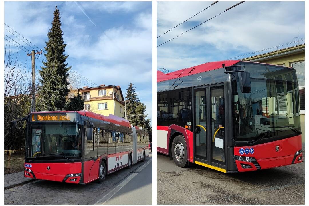 Foto: Parciálne trolejbusy sa už zahrievajú v uliciach Prešova, čoskoro budú vypravené na viacerých linkách