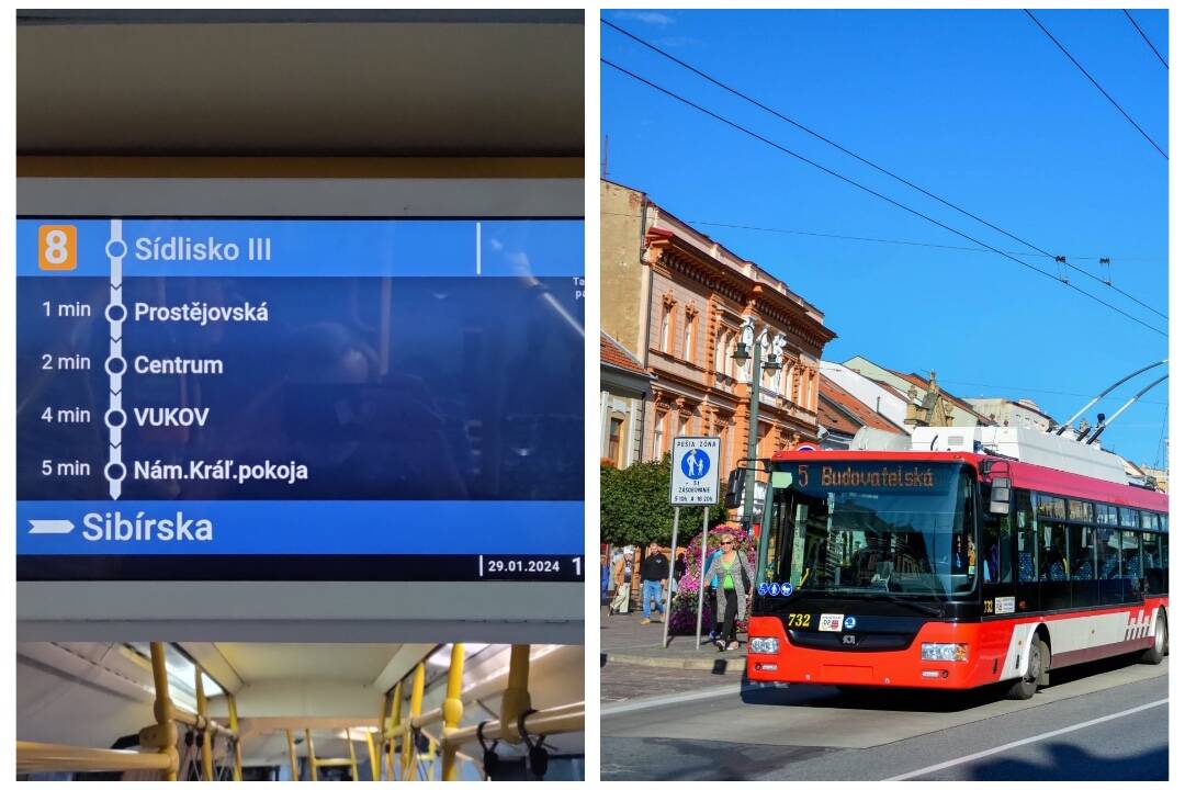 Foto: V Prešove prechádzajú úpravami LCD monitory v trolejbusoch, podľa obyvateľov mali radšej zvýšiť vodičom platy