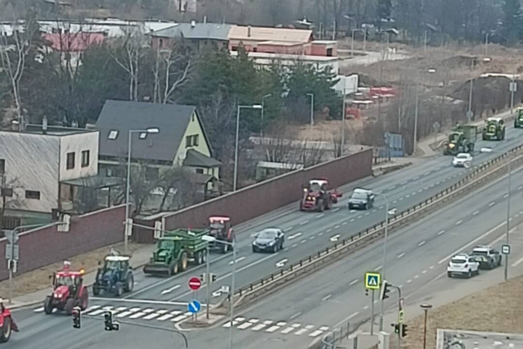 Foto: Pre protest farmárov môže byť  doprava obmedzená aj v Prešovskom kraji