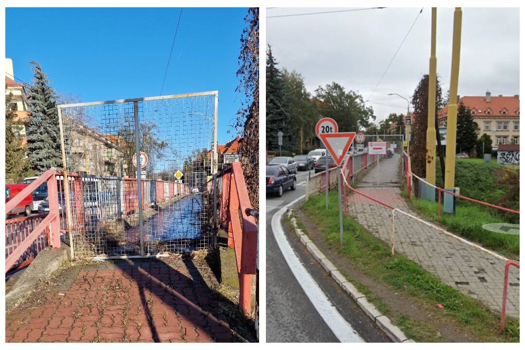 Foto: Prešovčanov znepokojujú uzatvorené lávky na ulici Lesík delostrelcov, problém má vyriešiť rekonštrukcia