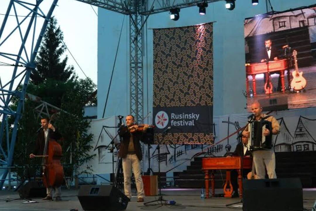 Foto: Rusínsky festival sa opäť postaral o bohatý hudobný program. Vystúpia na ňom aj celoslovenské mená