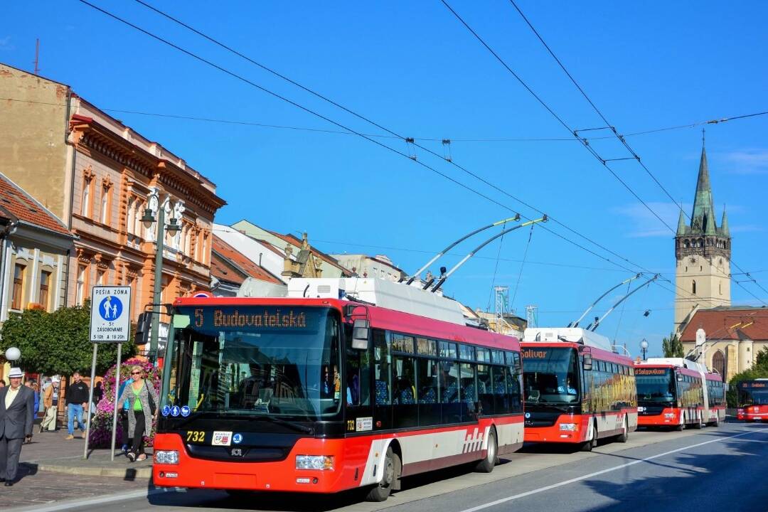 Foto: Z dôvodu nepriaznivej dopravnej situácie v Prešove bude na niektorých linkách zavedený prázdninový režim