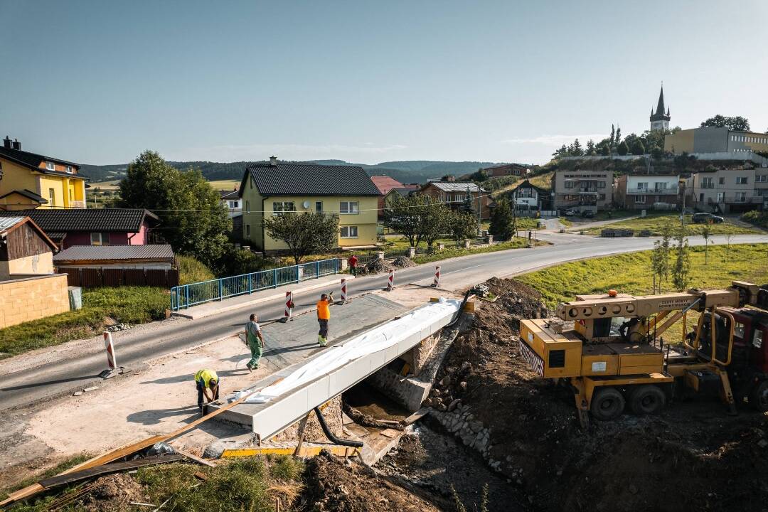 Foto: V Spišskom Štvrtku a jeho okolí prebieha rekonštrukcia dvoch mostov za takmer 430-tisíc eur