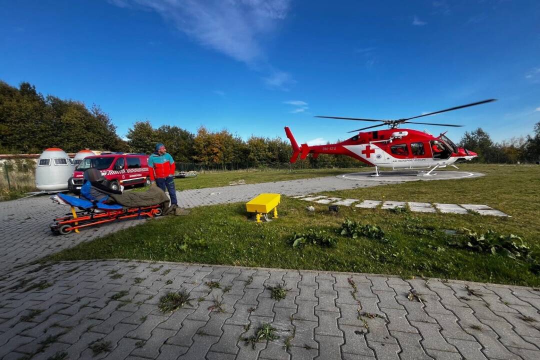 Foto: Poľský horolezec sa zranil v Malej Zmrzlej doline. Na pomoc bol privolaný aj vrtuľník