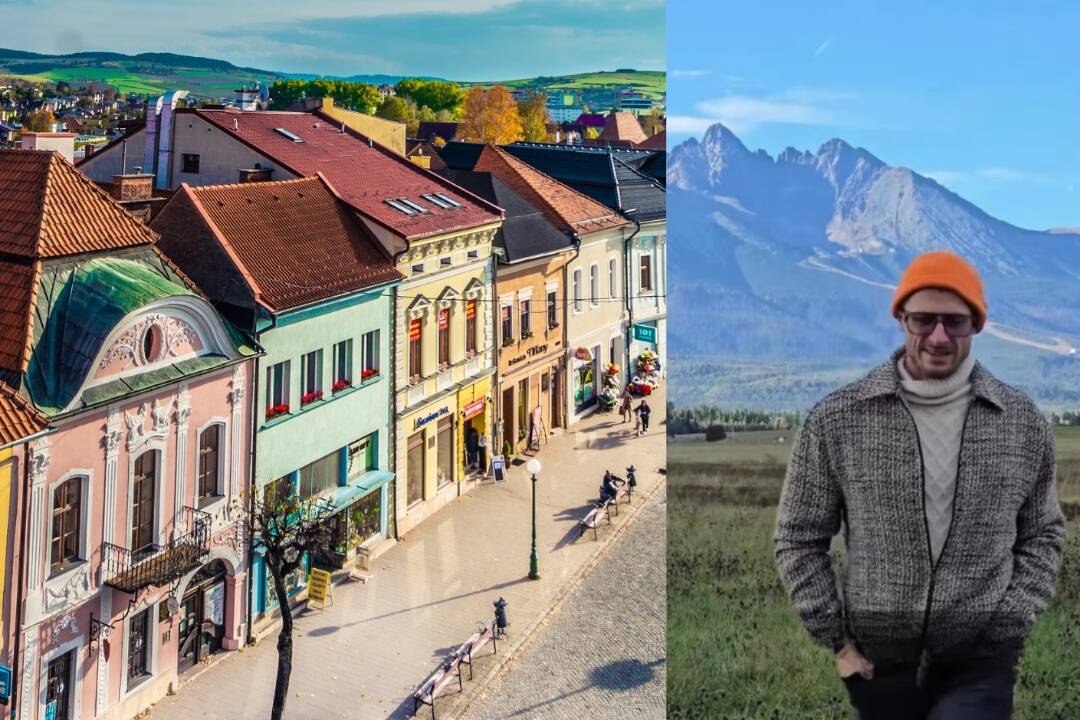 Foto: Známy cestovateľ a influencer Milan Bezmapy navštívil Kežmarok. Čo ho zaujalo najviac?