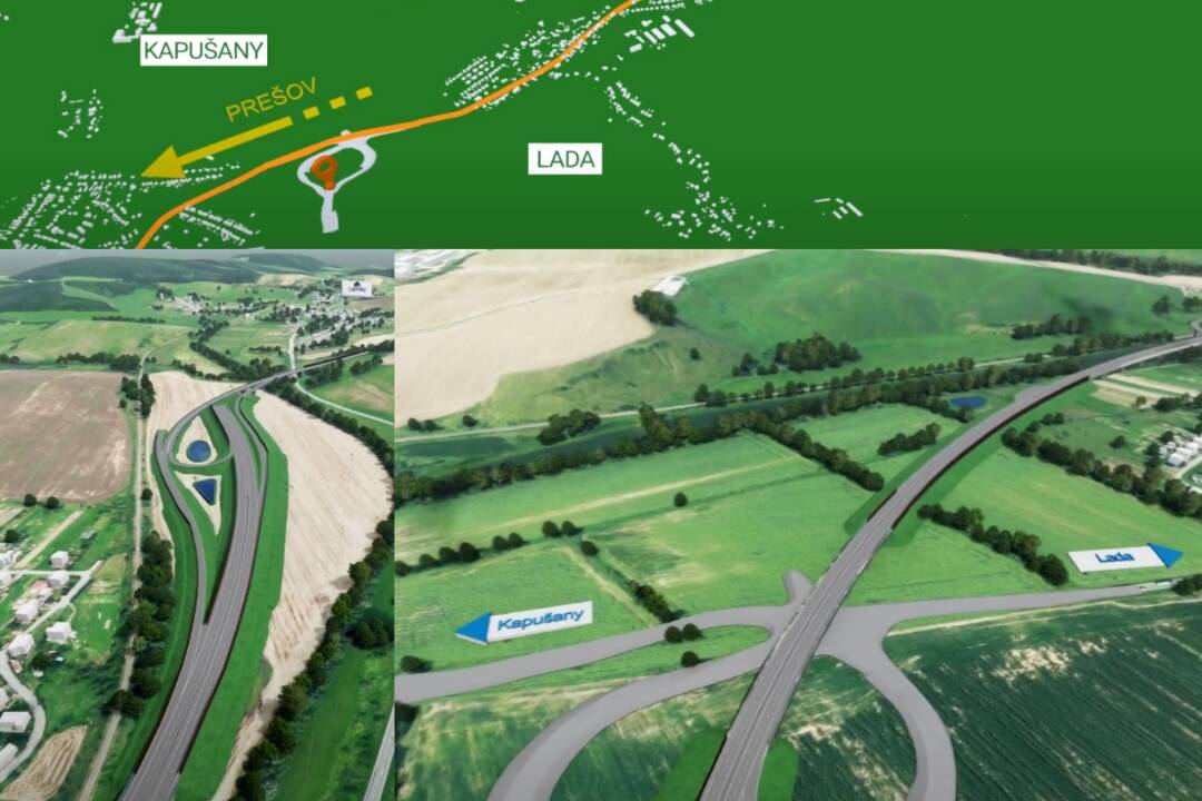 Foto: Rýchlostná cesta R4 z Kapušian sa stáva strategickou investíciou: Prinesie plynulejšiu dopravu a odbremení obce