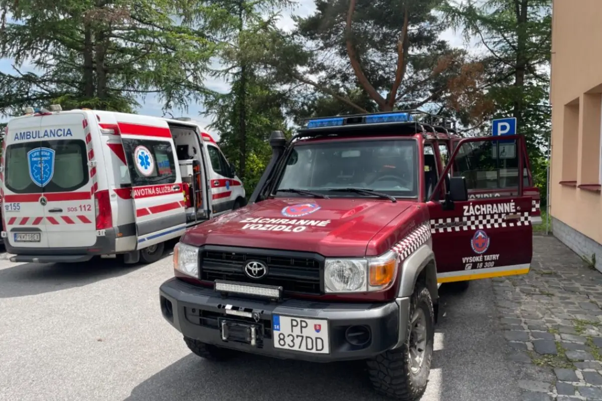 Foto: Horskí záchranári pomáhali na Hrebienku trojmesačnému dieťaťu s poruchou vedomia. Transportovali ho do nemocnice