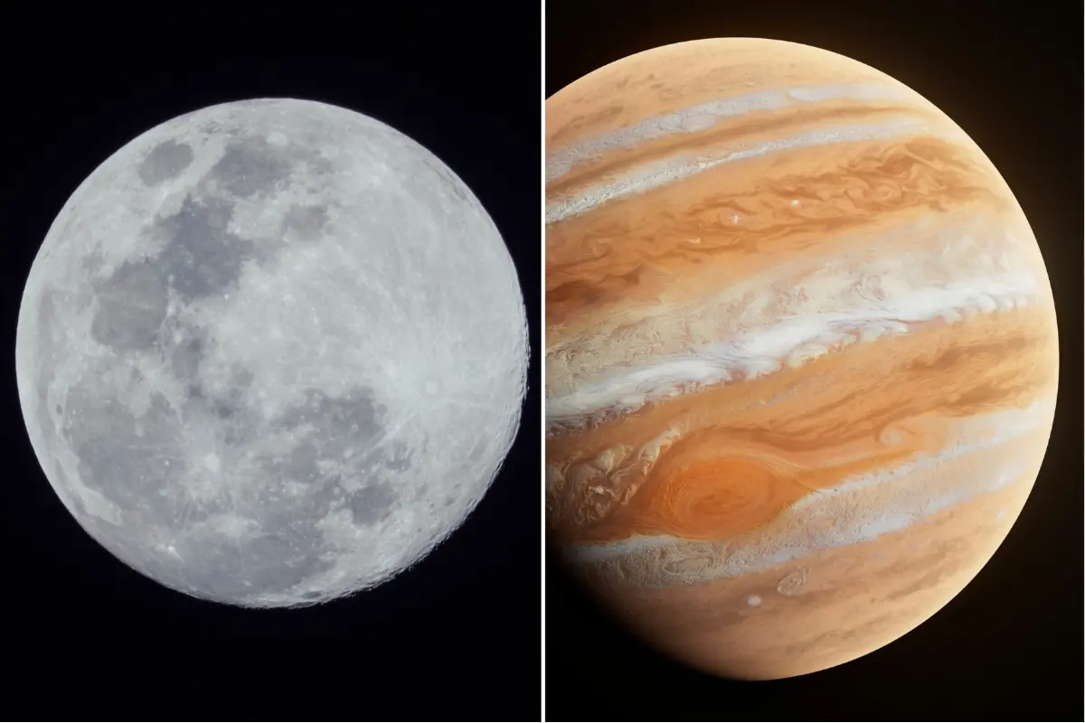 Foto: Dnes večer sa pozerajte na oblohu, čaká nás fascinujúce divadlo, konjunkcia dvoch planét, Mesiaca a Jupiteru