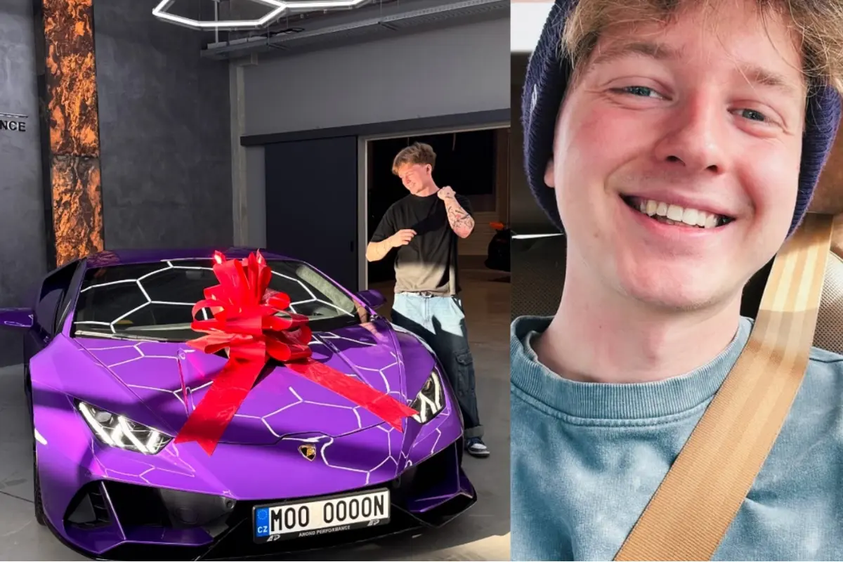 Foto: YouTuber zo Sabinova sa pochválil novým fárom, v garáži mu najnovšie parkuje Lamborghini za 250-tisíc