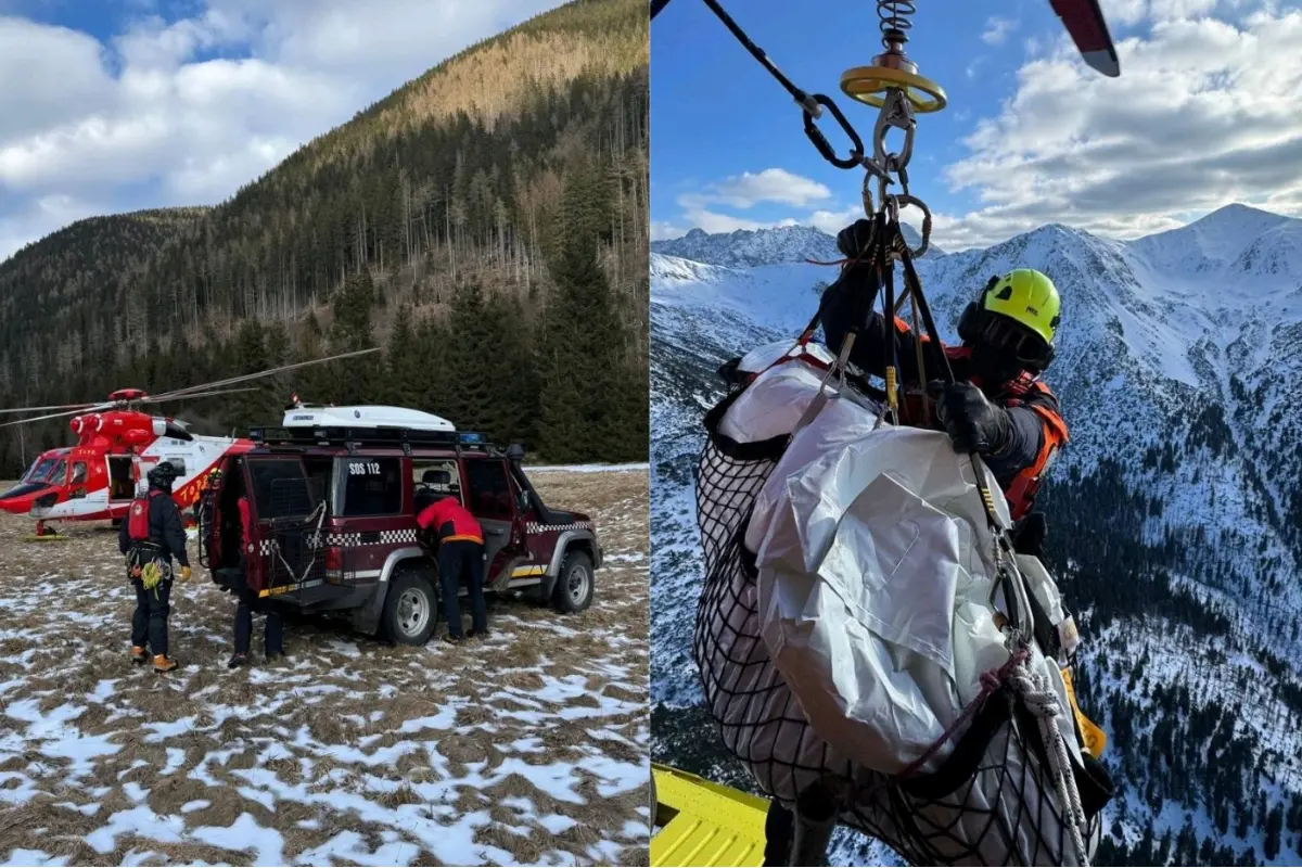 Foto: Turista sa nevrátil z tatranskej túry, záchranári ho našli mŕtveho po páde z veľkej výšky