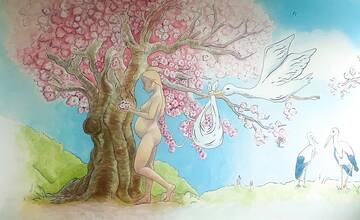 FOTO: Na stenách prešovskej nemocnice pribudli maľby mladých umelcov