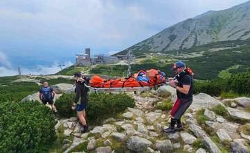 Horskí záchranári pomáhali viacerým zahraničným turistom, ktorí sa vo Vysokých Tatrách zranili