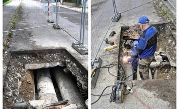 V Humennom došlo k havárii horúcovodného potrubia. Odstávka teplej vody sa dotkne takmer celého mesta