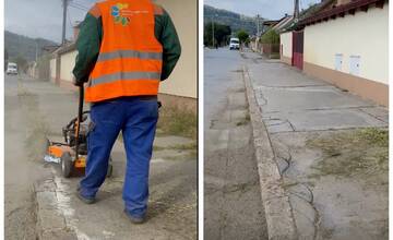 VIDEO: Technické služby mesta Prešov predstavili novinku. Tento stroj sľubuje čistejšie chodníky