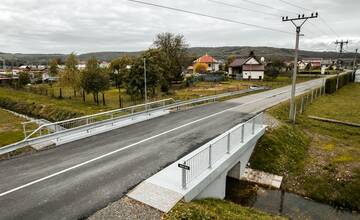 Prešovský kraj postavil v Malej Domaši nový most. Do stavby investoval viac ako 200-tisíc eur
