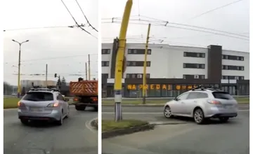 VIDEO: Vodič v Prešove viacerých prekvapil. Svoju cestu si pravdepodobne na poslednú chvíľu rozmyslel