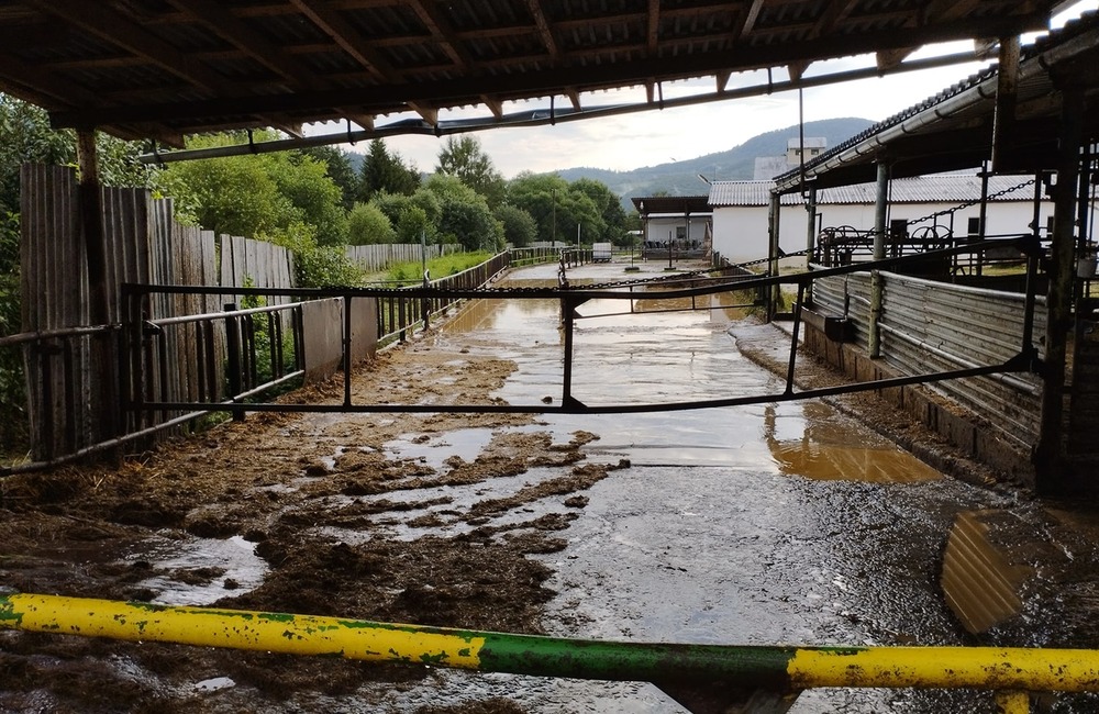 FOTO: Škody po povodňovej vlne v obci Zborov, foto 3