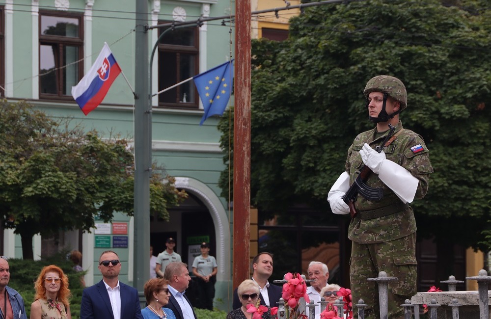 FOTO: 79. výročie Slovenského národného povstania. Takto si v Prešovskom kraji uctili túto historickú udalosť, foto 37