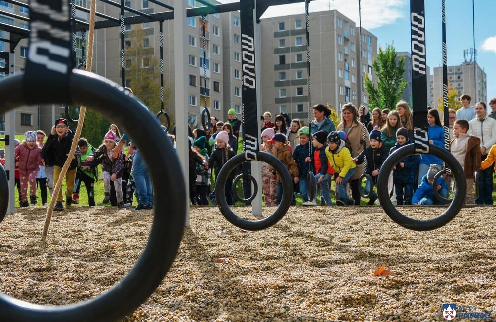 FOTO: Nové workoutové ihrisko na popradskom sídlisku Juh 3, foto 2