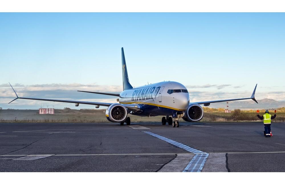 FOTO: Zábery z prvého príletu spoločnosti Ryanair, foto 1