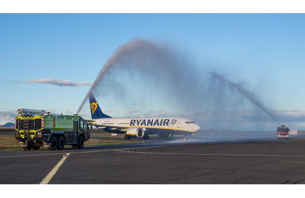 FOTO: Zábery z prvého príletu spoločnosti Ryanair, foto 2