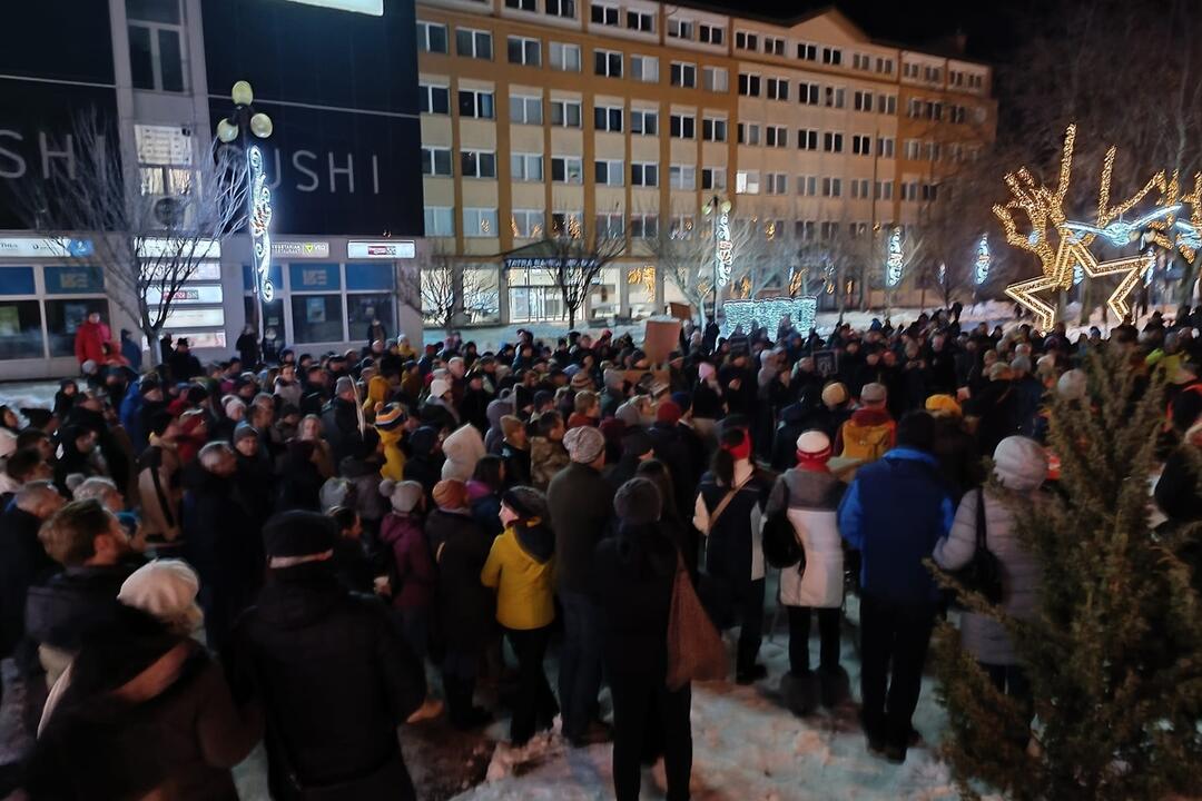 FOTO: Protest Zastavme rozklad demokracie v Poprade, foto 9