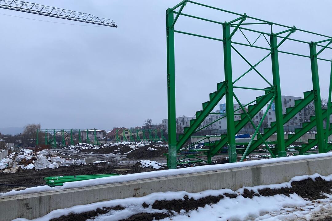 FOTO: Pozrite si, ako momentálne vyzerá stavba Futbal Tatran Arény v Prešove, foto 13