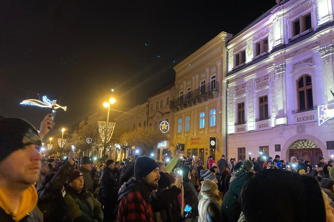 FOTO: Protivládny protest v Prešove, foto 3