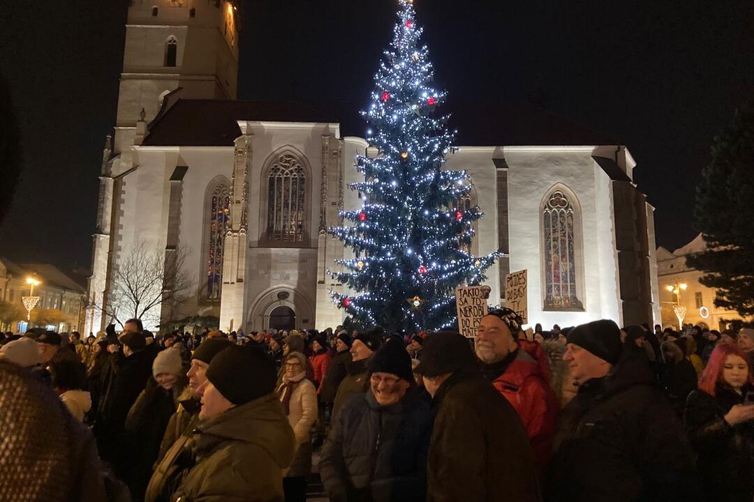 FOTO: Protivládny protest v Prešove, foto 15