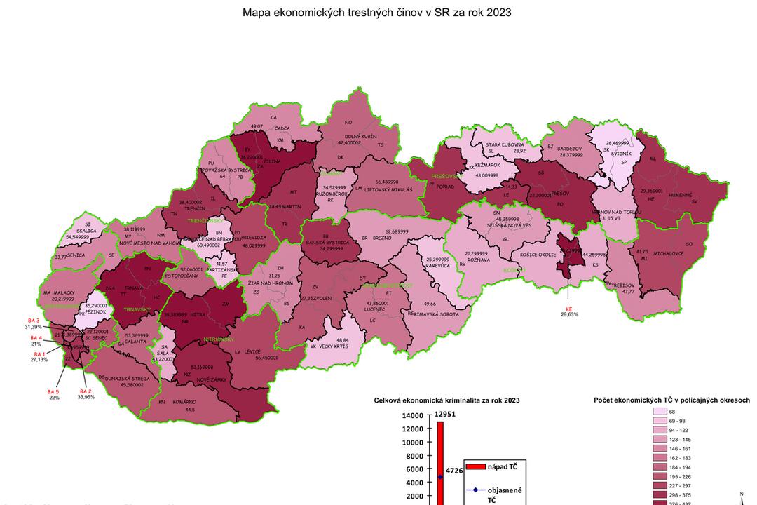 FOTO: Mapy trestných činov za rok 2023, foto 2