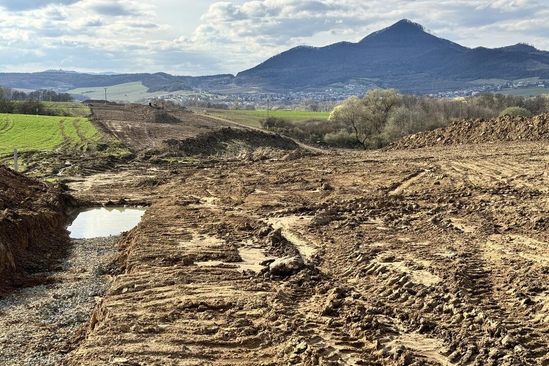 FOTO: Výstavba druhej etapy severného obchvatu Prešova, foto 2