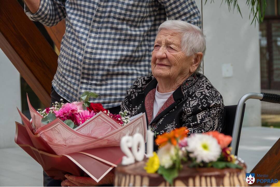 FOTO: Najstaršia obyvateľka Popradu oslávila narodeniny, foto 2