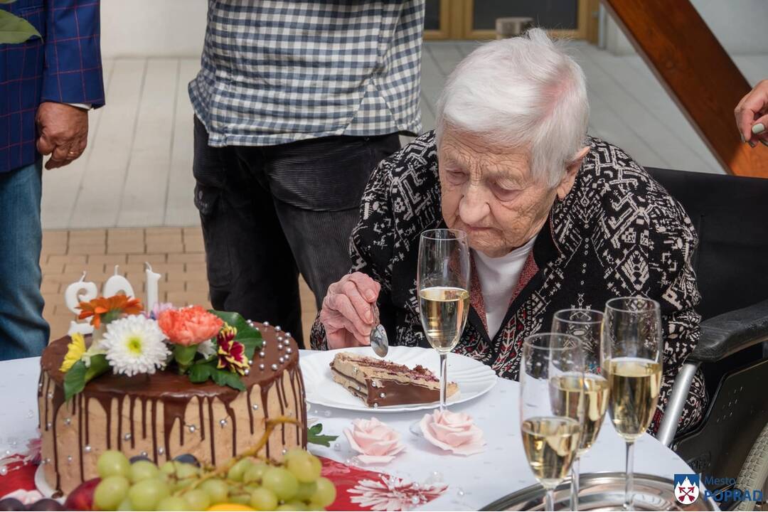 FOTO: Najstaršia obyvateľka Popradu oslávila narodeniny, foto 6