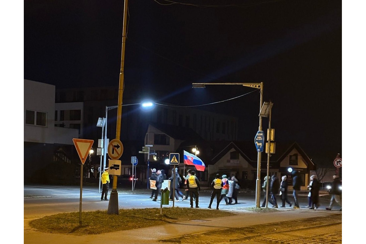 FOTO: V Prešovskom kraji prebehla ďalšia vlna protivládnych protestov. Takto to vyzeralo v Poprade, foto 5