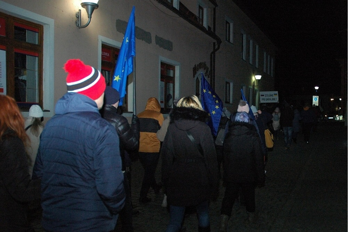 FOTO: V Prešovskom kraji prebehla ďalšia vlna protivládnych protestov. Takto to vyzeralo v Poprade, foto 28