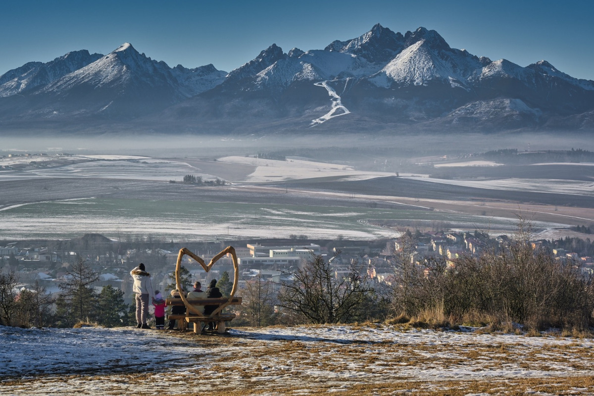 FOTO: Ako sa dostanete k lavičke v tvare srdca v Kežmarku? , foto 4